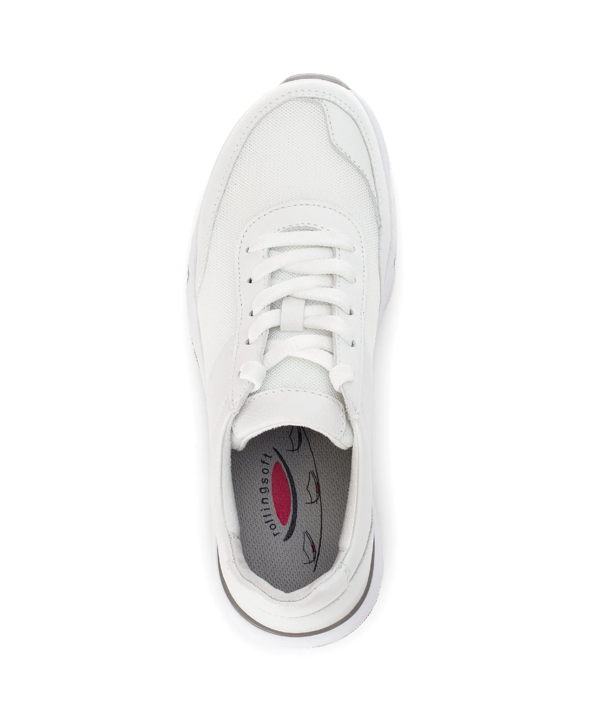 '66.897.50' women's walking rolling sneaker - white