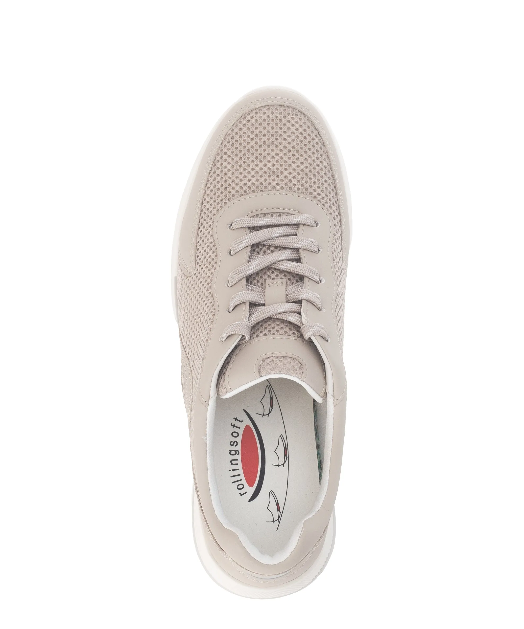 '66.923.13' women's rolling sneaker - beige