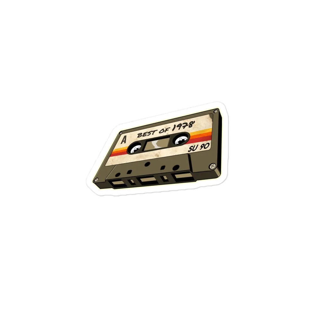 78 - Best of 1978 - Retro Cassette Tape Vinyl Decal stickers
