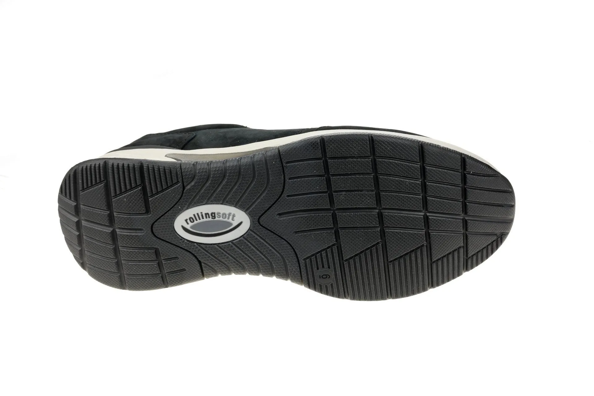 '8001.13.02' men's walking rolling sneaker - black