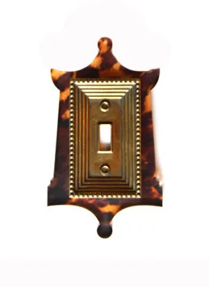 Acrylic   Brass | Pagoda Style, Tortoise