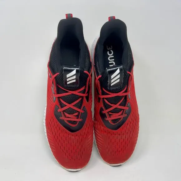 Adidas Alphabounce 1 Sneakers Mens 10 1/2 Vivid Red 103.5=K.2.1