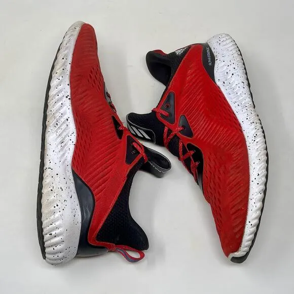 Adidas Alphabounce 1 Sneakers Mens 10 1/2 Vivid Red 103.5=K.2.1