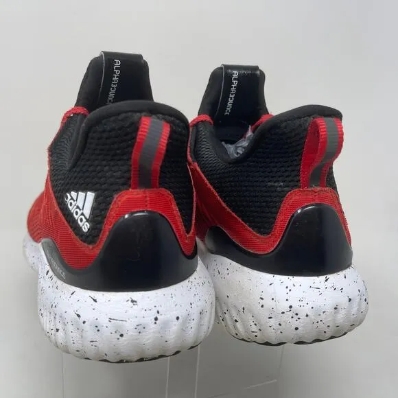 Adidas Alphabounce 1 Sneakers Mens 10 1/2 Vivid Red 103.5=K.2.1