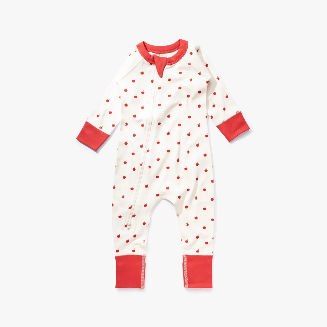 Apple Zip Romper
