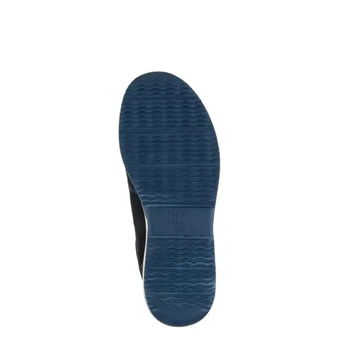 ARA OPAL NAVY/SILVER NUBUCK METALLIC SNEAKER