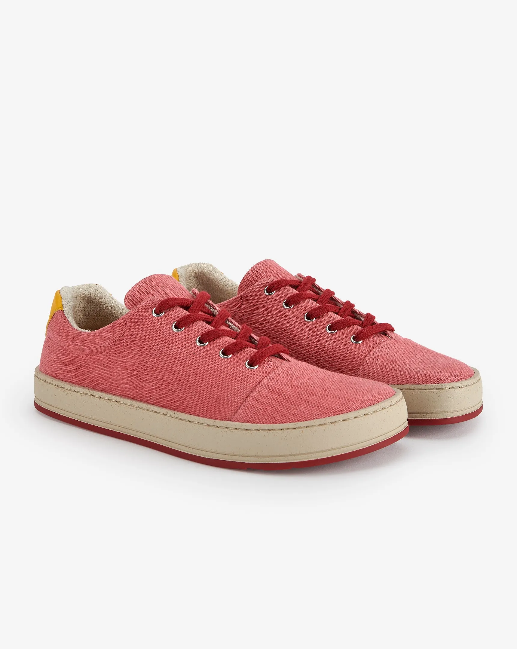 Asher Mali Recycled Vintage Lace-Up Shoes | Magenta