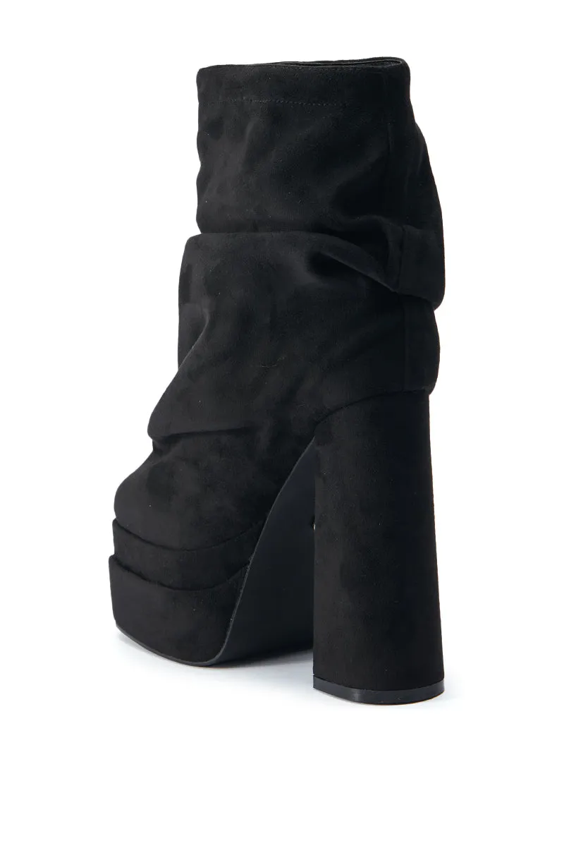 AZALEA WANG LYSANDRA BLACK BOOTIE