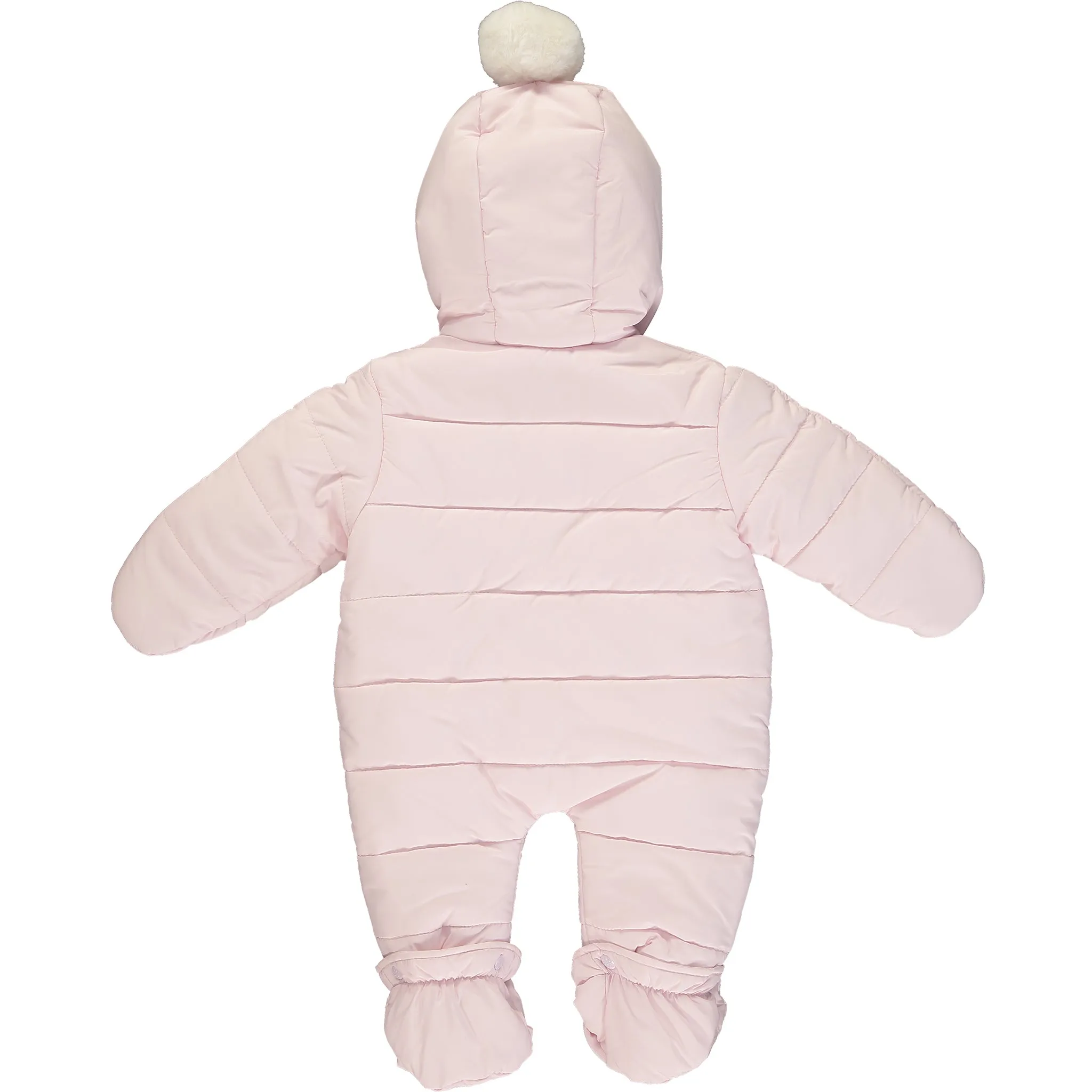 Baby Girl Pink Padded Snowsuit