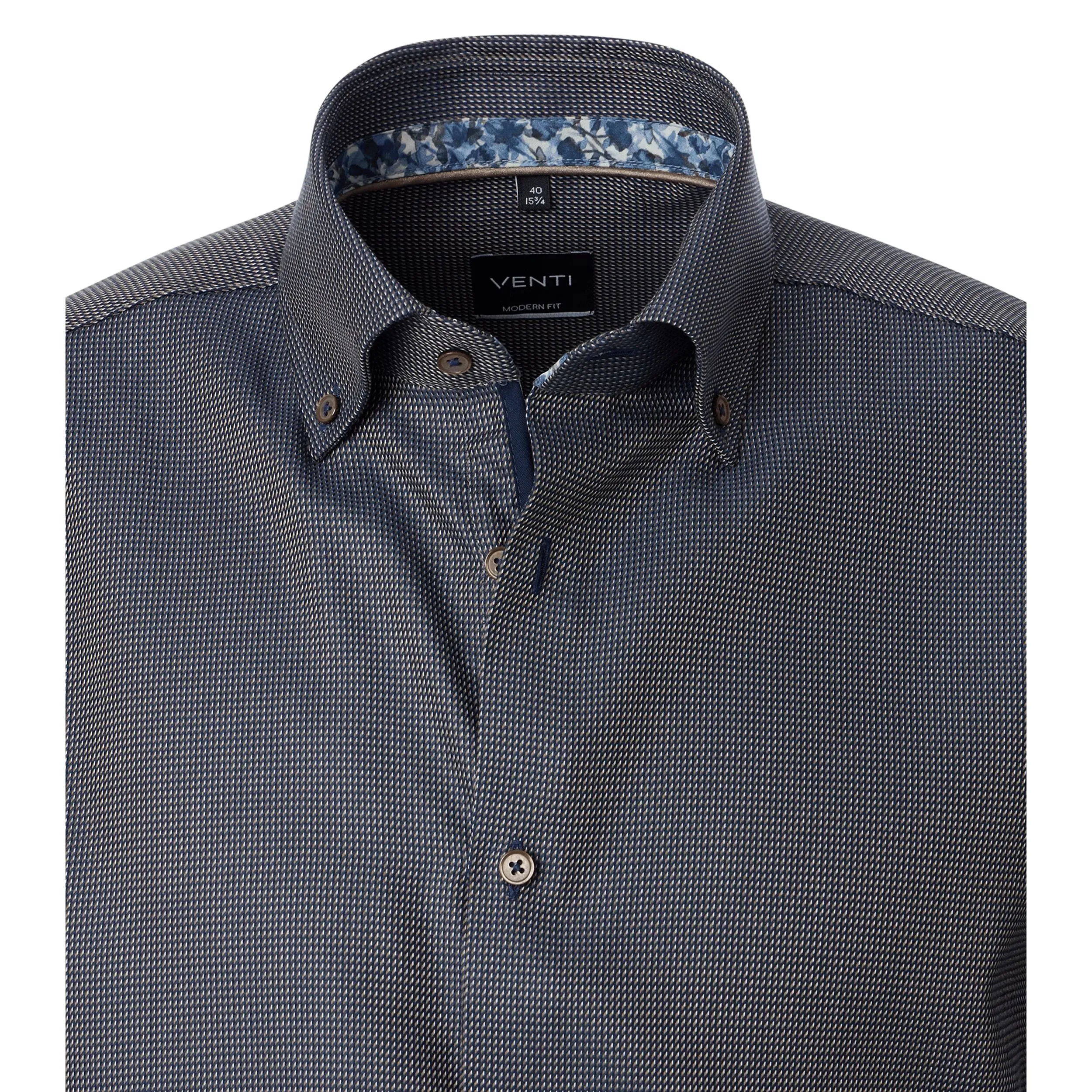 B.D MODERN FIT MINI PATTERN WOVEN
