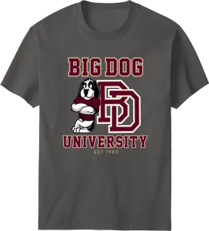 Bd University Burgundy Gold T-shirt