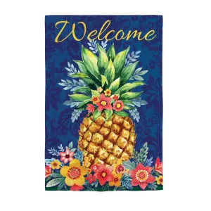 Boho Pineapple House Suede Flag,13s9824