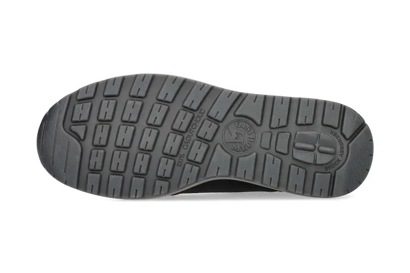'Bradley' men's lace-up sneaker - black mix