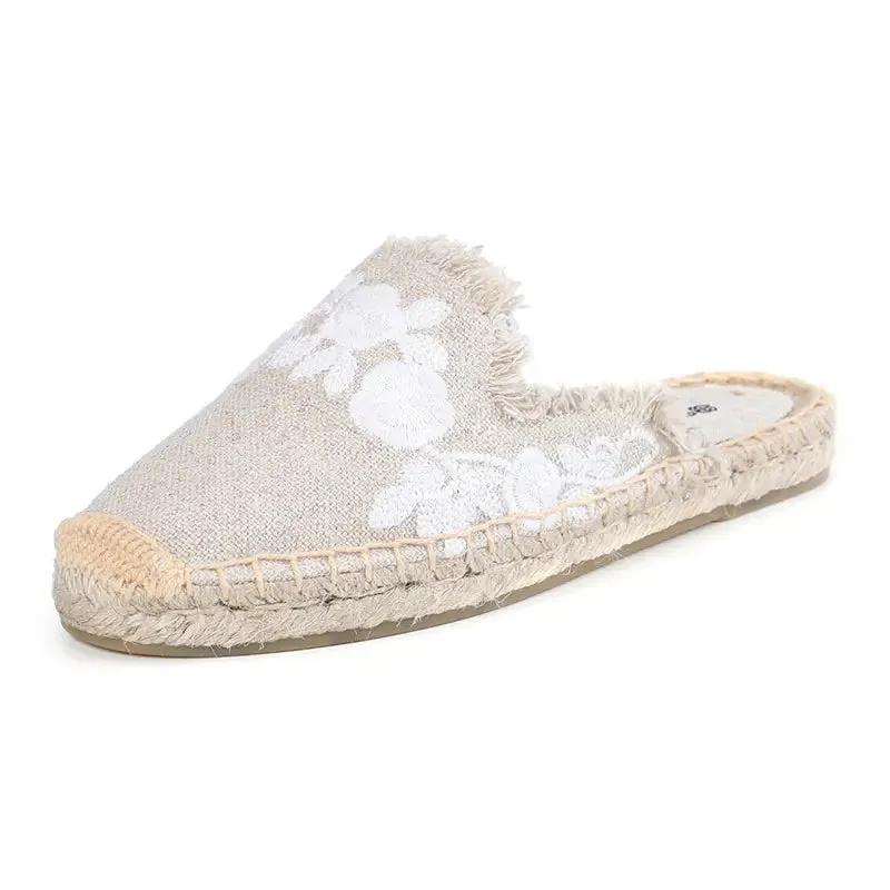 Braided Linen Baotou Cloth Slippers