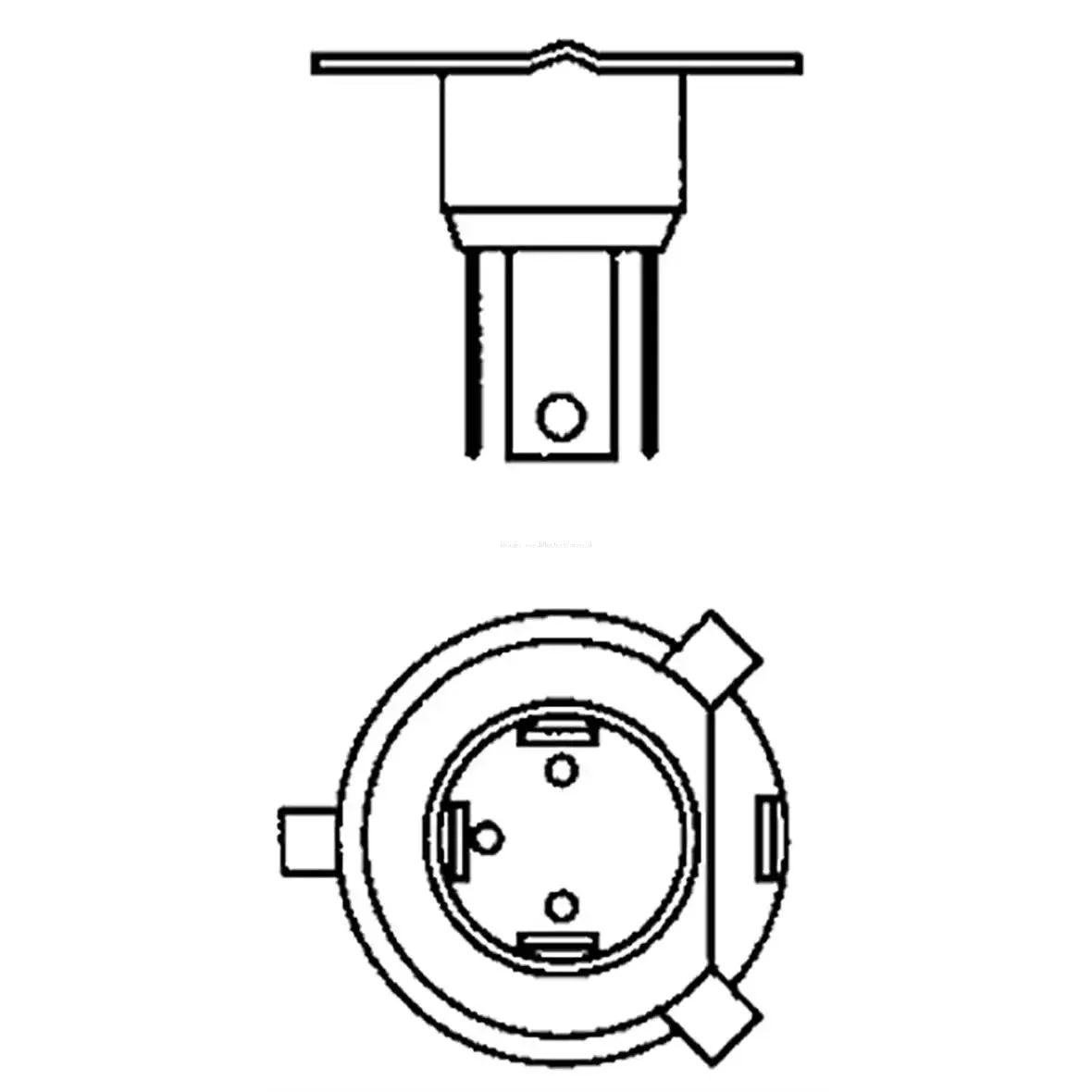 Bulb "Power White" 12V/60/55W P43T | Piaggio/Vespa Models