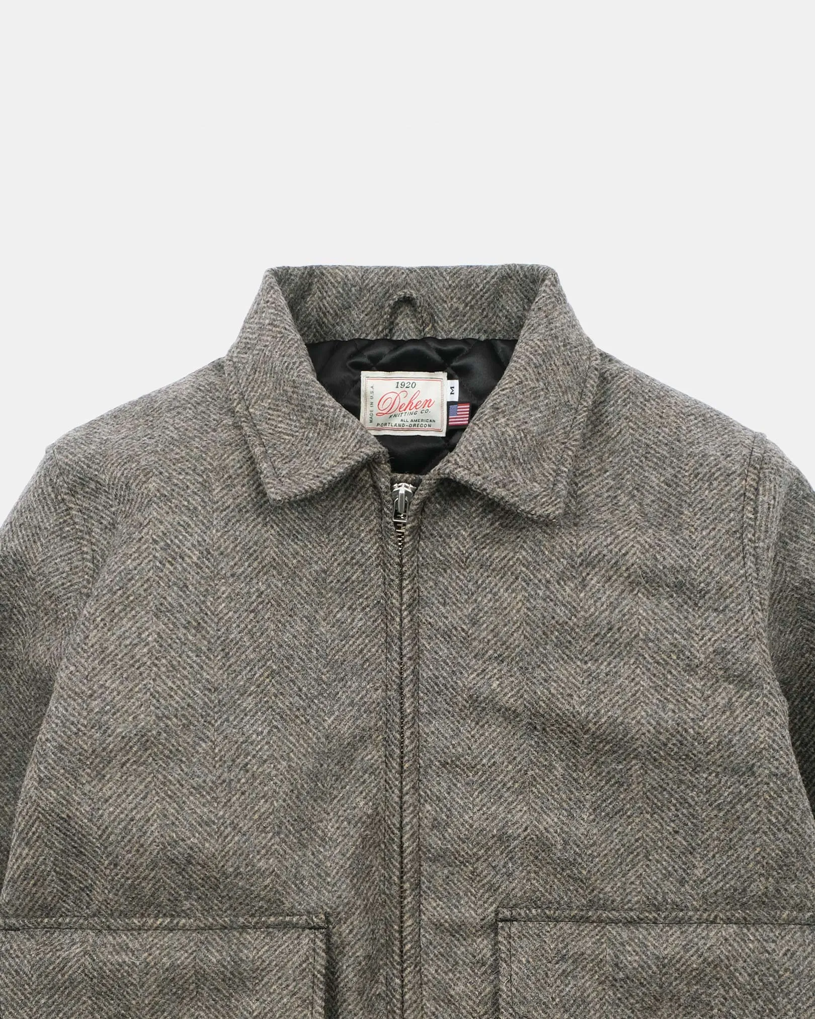 Cargo Carrier Jacket - Warm Charcoal Herringbone