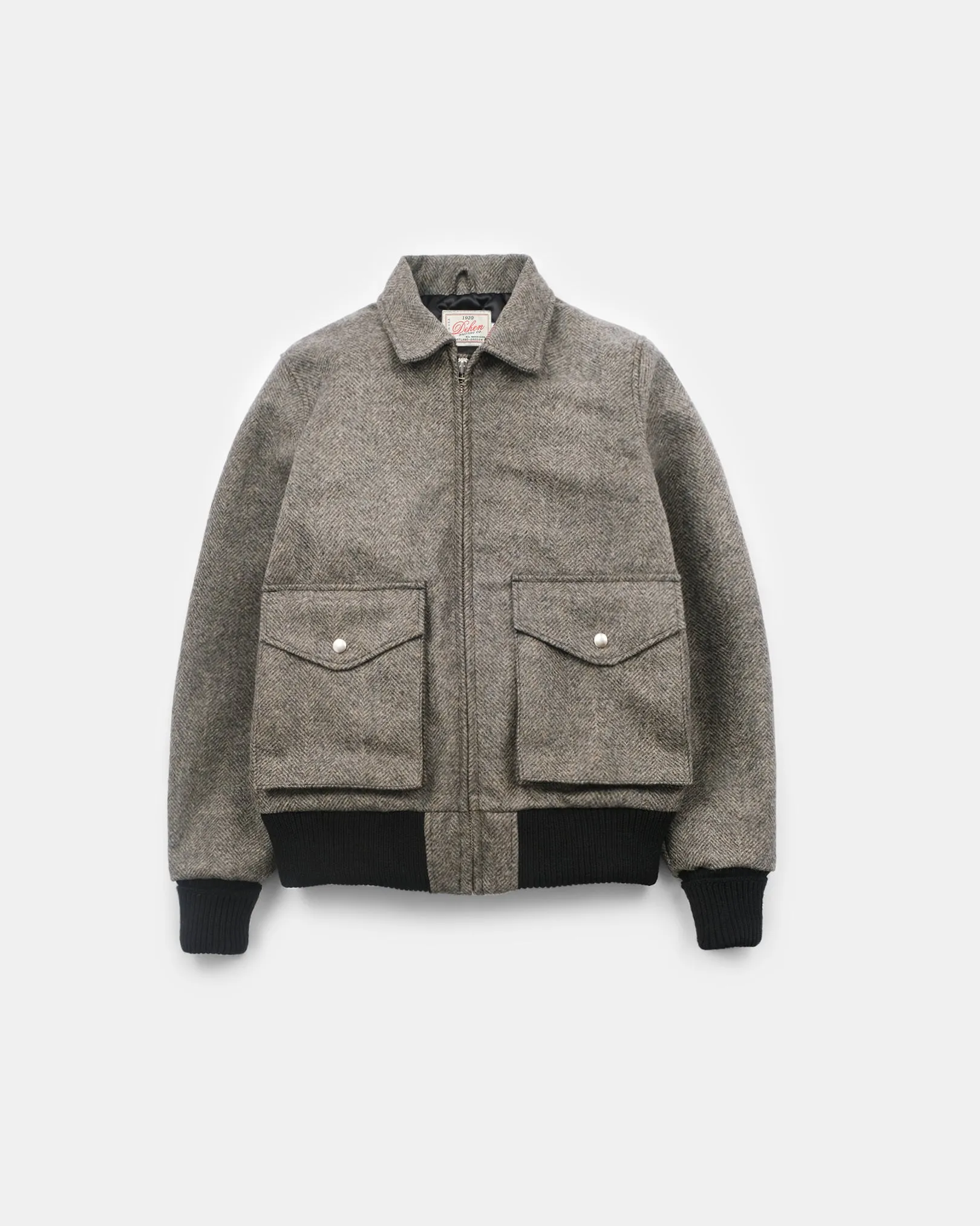Cargo Carrier Jacket - Warm Charcoal Herringbone
