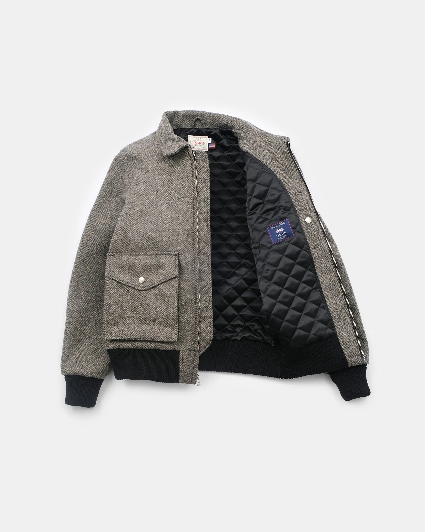 Cargo Carrier Jacket - Warm Charcoal Herringbone