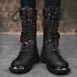 Chictango Pocket Decor High Top Boots