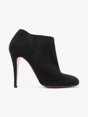 Christian Louboutin Belle Ankle Booties 110mm Black Suede EU 39 UK 6