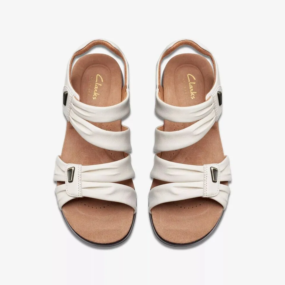 Clarks Women's Kitly Ave Bronze | Off White | Black Leather