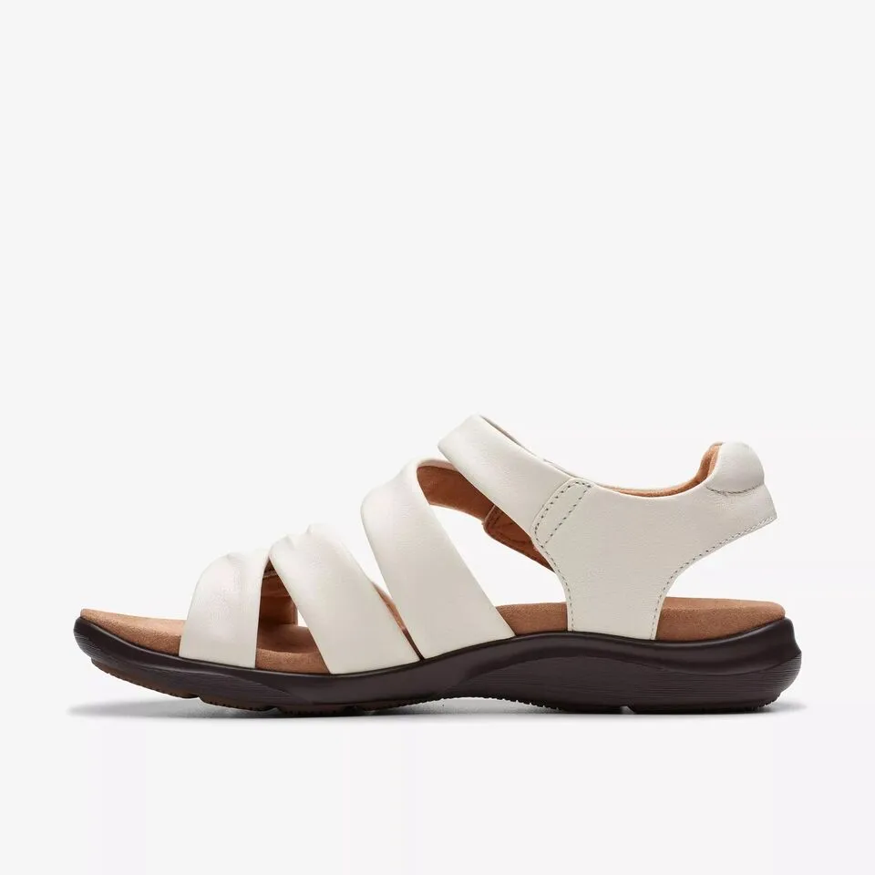 Clarks Women's Kitly Ave Bronze | Off White | Black Leather