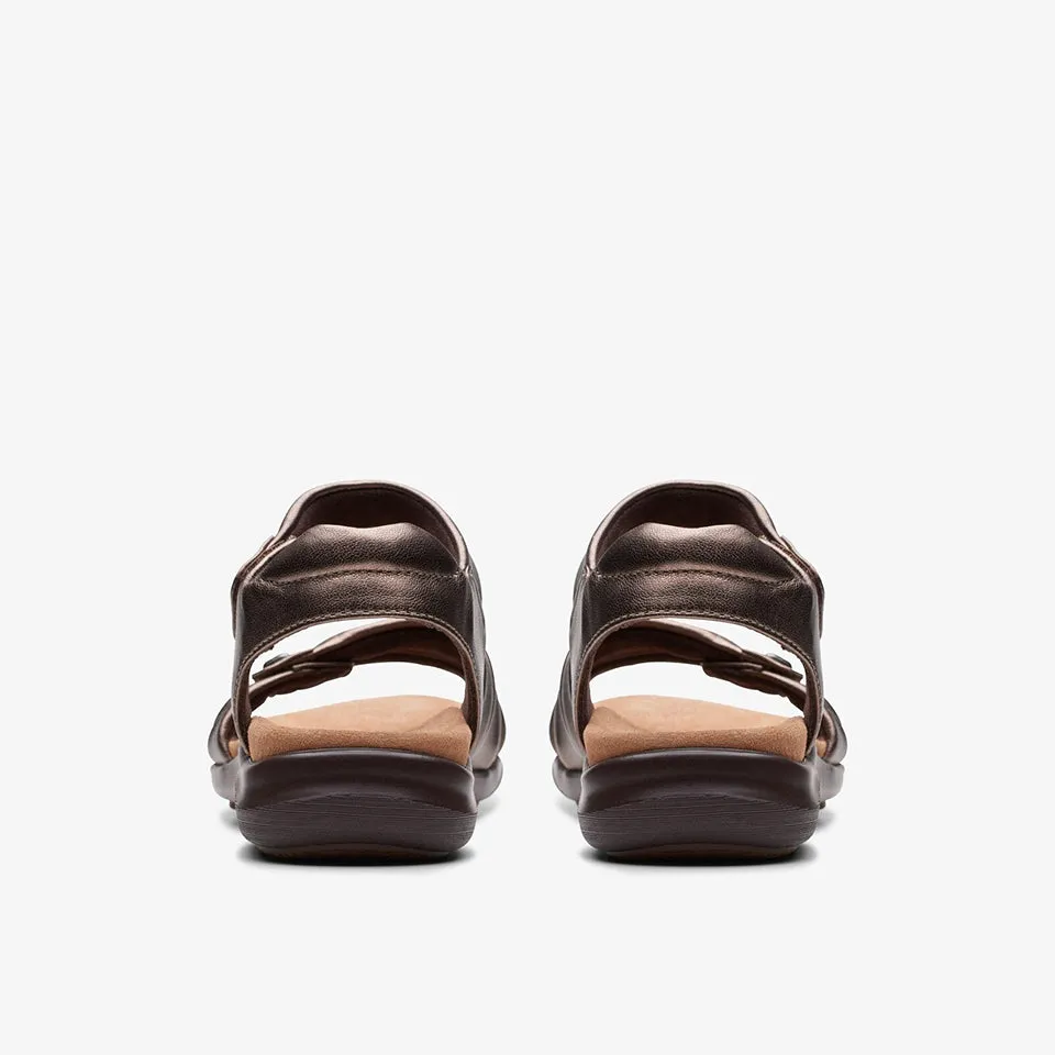 Clarks Women's Kitly Ave Bronze | Off White | Black Leather