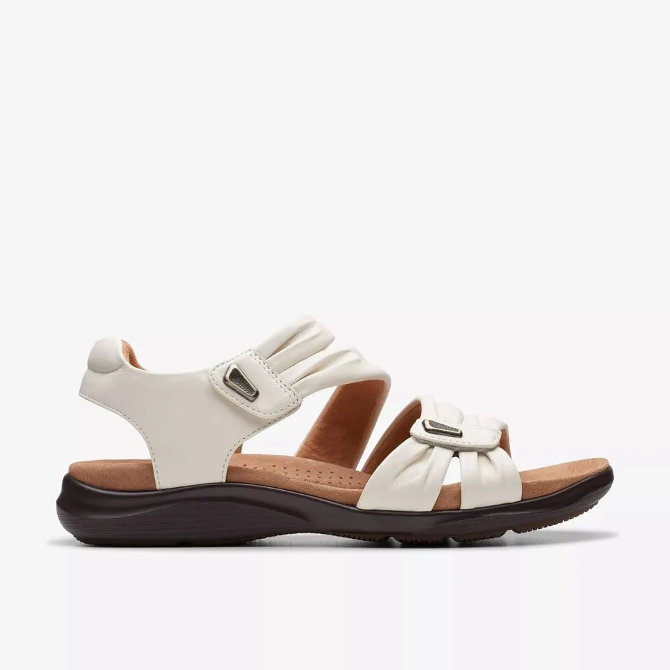 Clarks Women's Kitly Ave Bronze | Off White | Black Leather