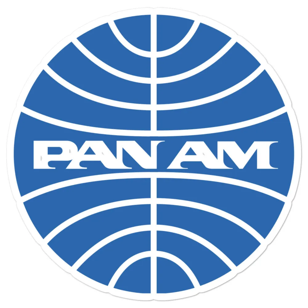Classic Pan Am Logo Sticker