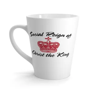 Coffee Tea Cup Jesus is King Catholic Traditional Christmas birthday gift Christianity porcelain