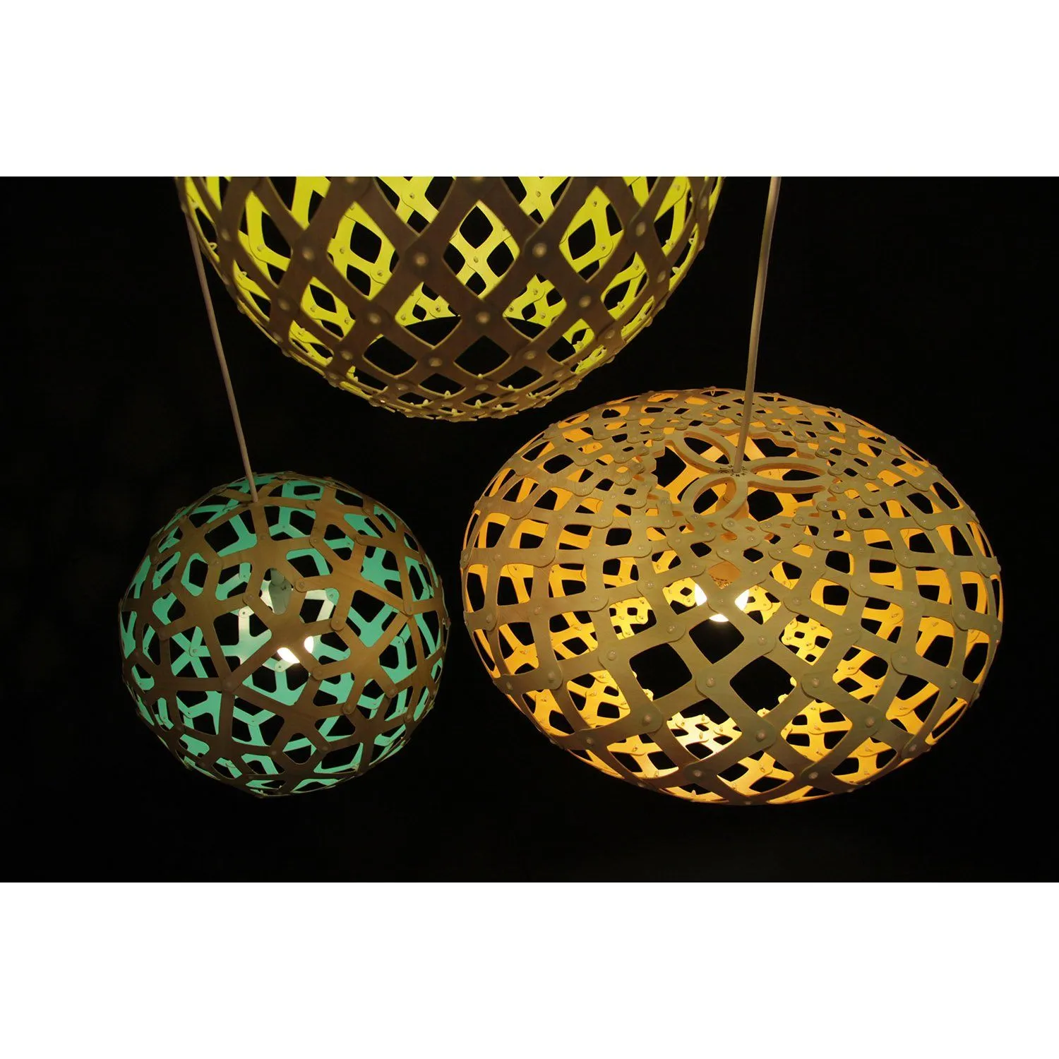 David Trubridge Natural Kina Pendant Light