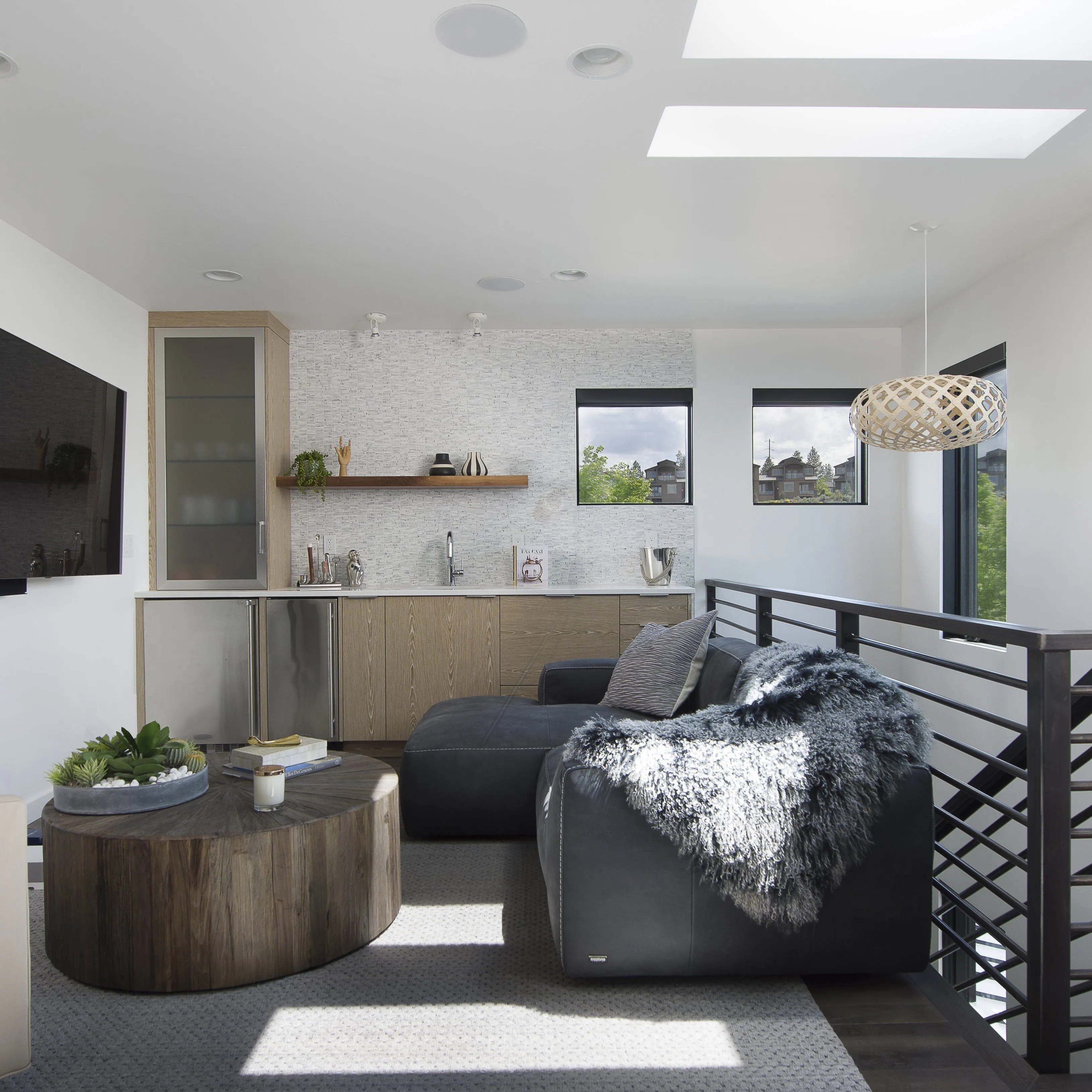 David Trubridge Natural Kina Pendant Light