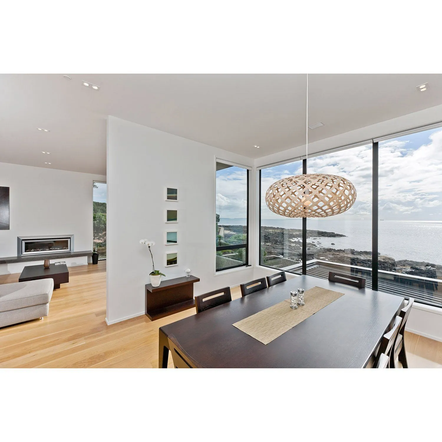 David Trubridge Natural Kina Pendant Light