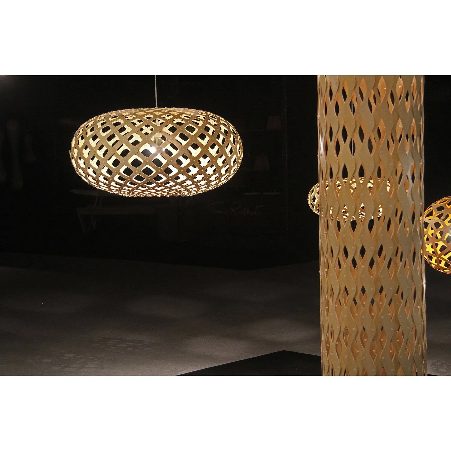 David Trubridge Natural Kina Pendant Light