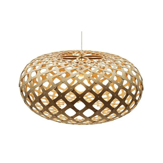 David Trubridge Natural Kina Pendant Light