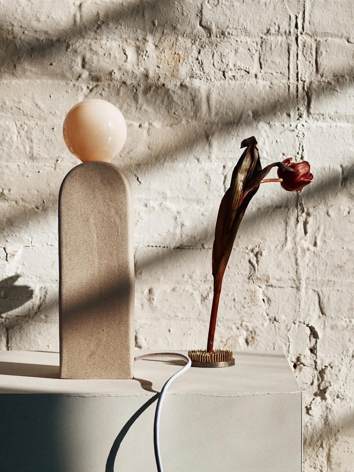 Denali Table Lamp, Sand