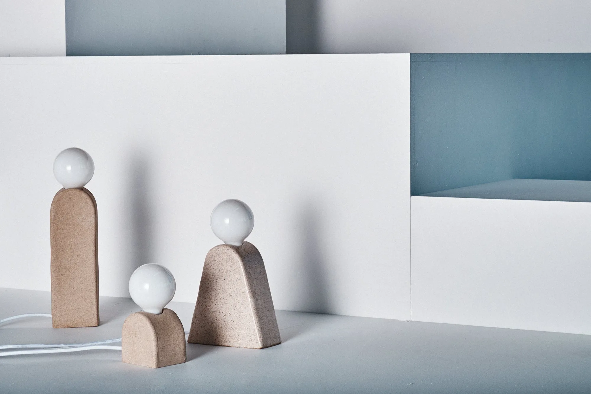 Denali Table Lamp, Sand
