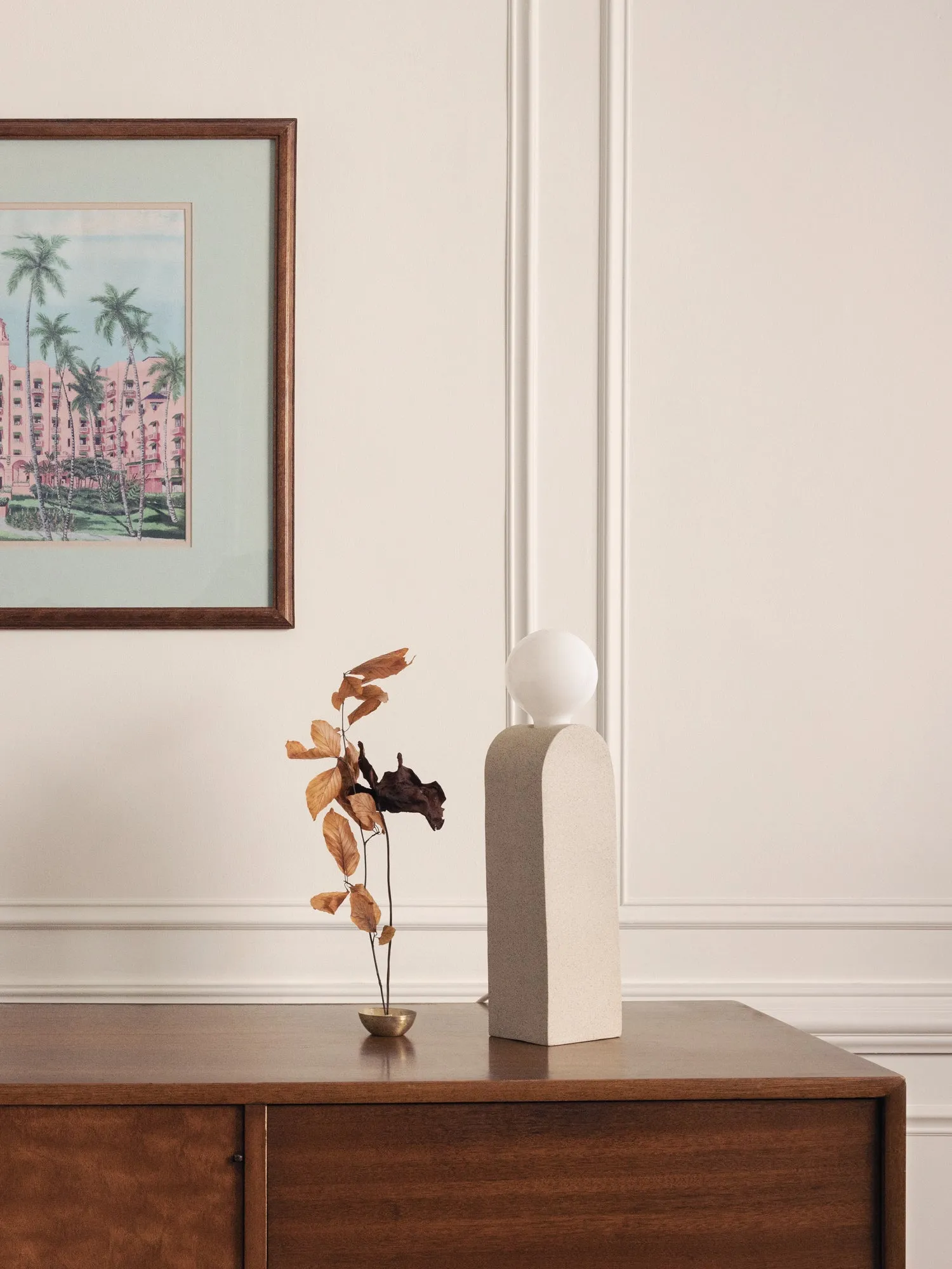 Denali Table Lamp, Sand