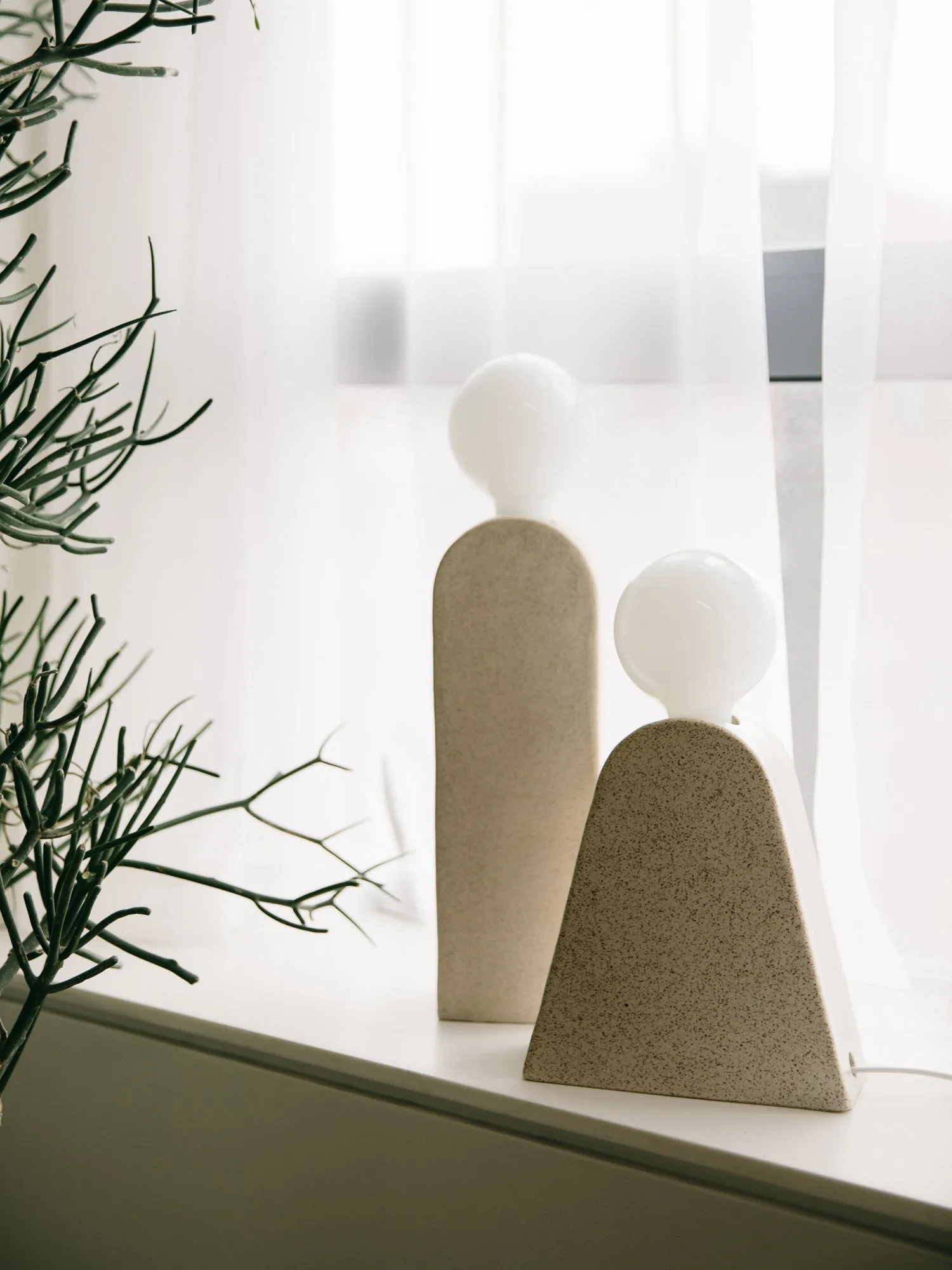 Denali Table Lamp, Sand