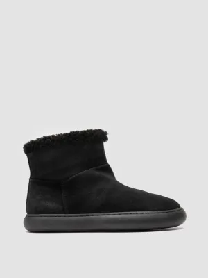 DINGHY 105 - Black Suede Boots