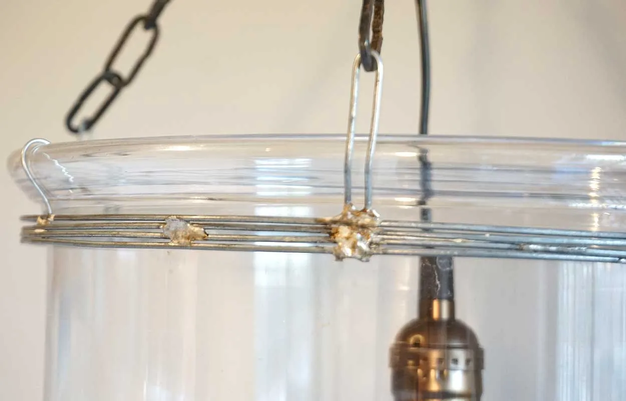 English Regency Style Glass One-Light Hall Lantern