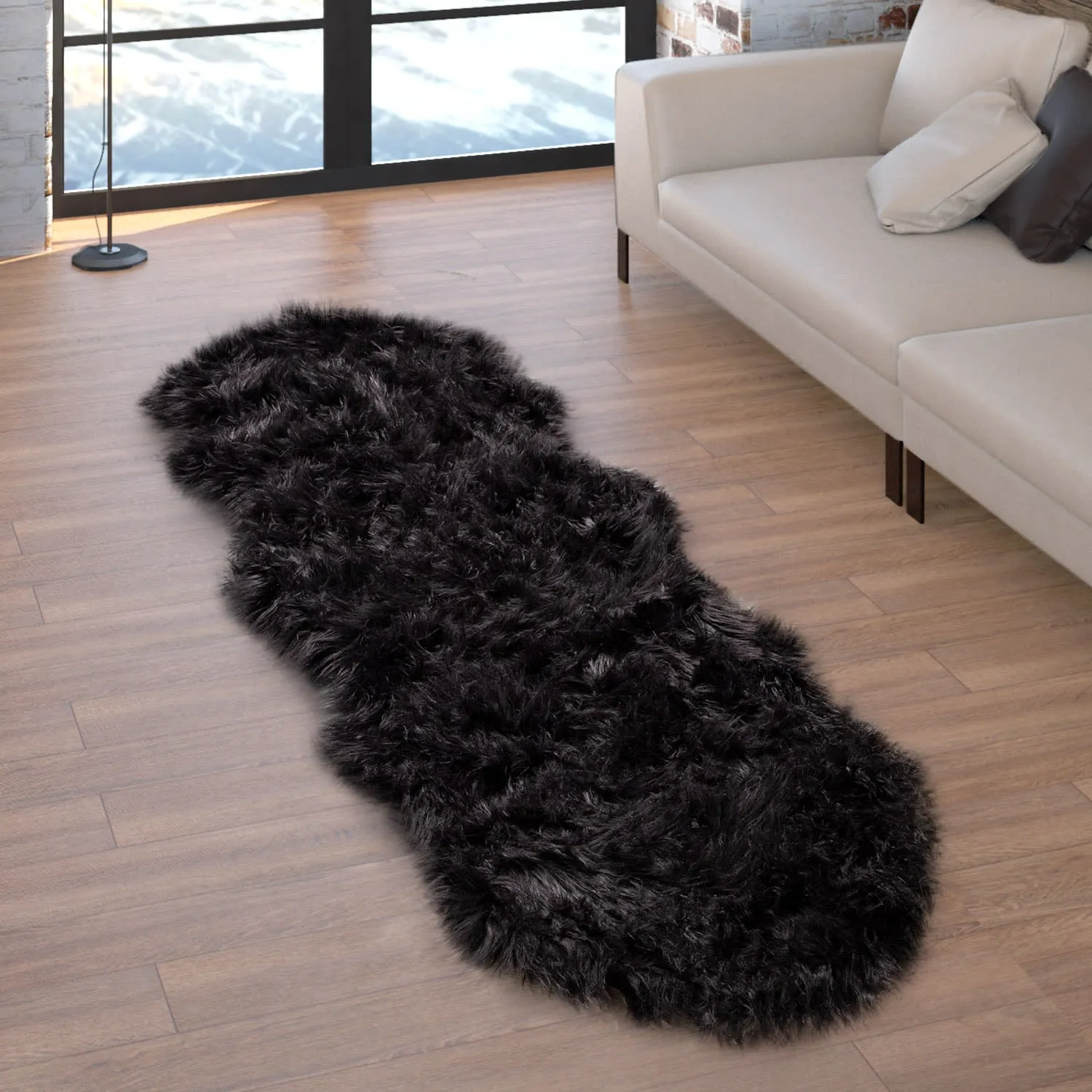 Faux Fur Rug – Ultra Soft, Fluffy, Durable & Easy Care – Animal Friendly