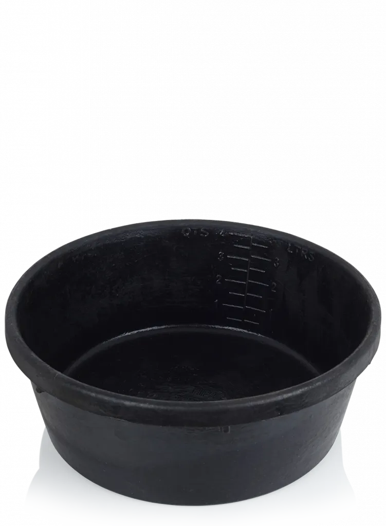 Feed pan rubber