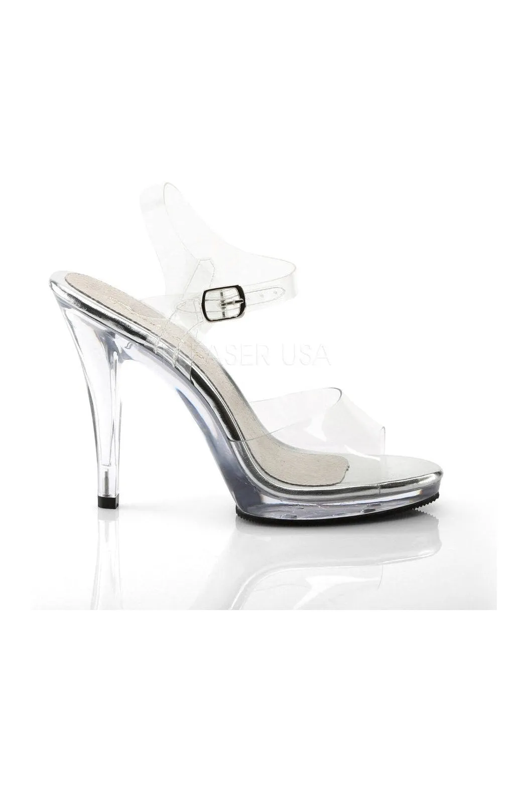 FLAIR-408 Sandal | Clear Vinyl