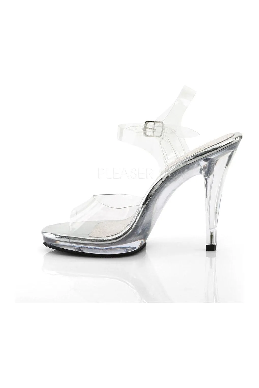 FLAIR-408 Sandal | Clear Vinyl