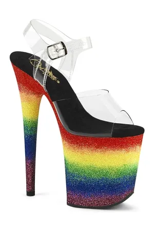 FLAMINGO-808RG-04 Clear Vinyl Sandal