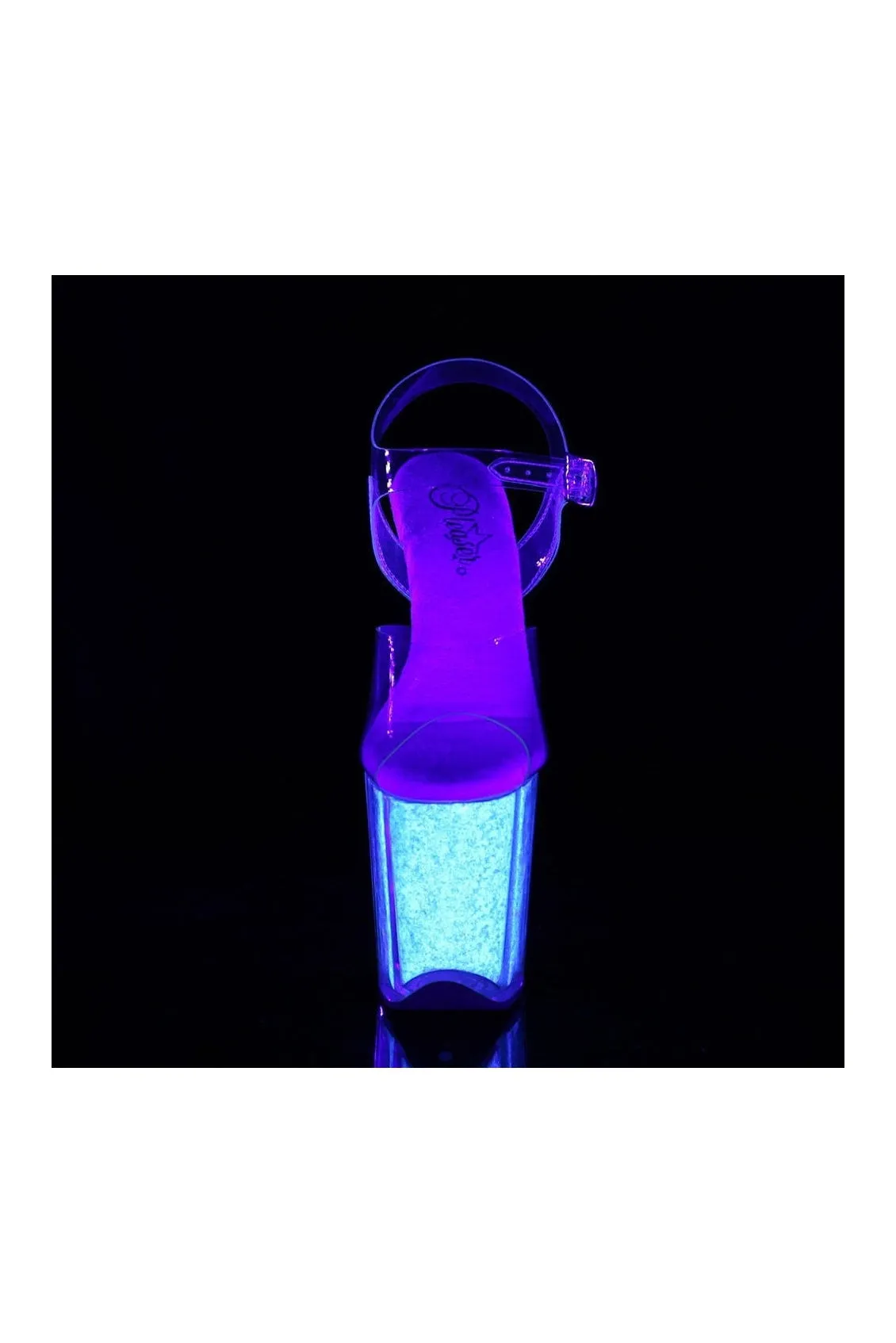 FLAMINGO-808UVG Exotic Sandal | Clear Vinyl