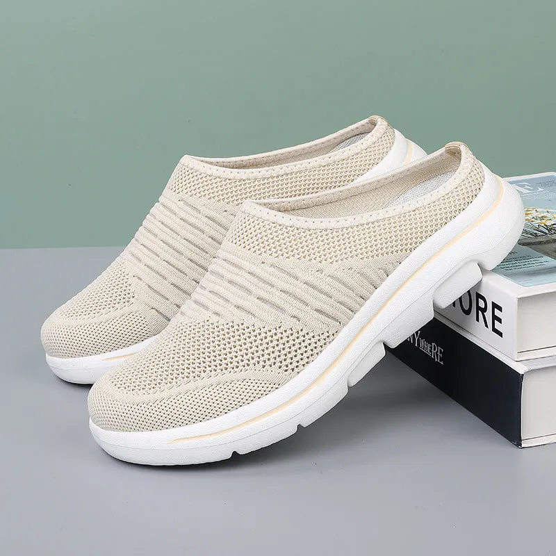 Fly Flot Korean Version Woven Hollow Out Low Cut Slippers