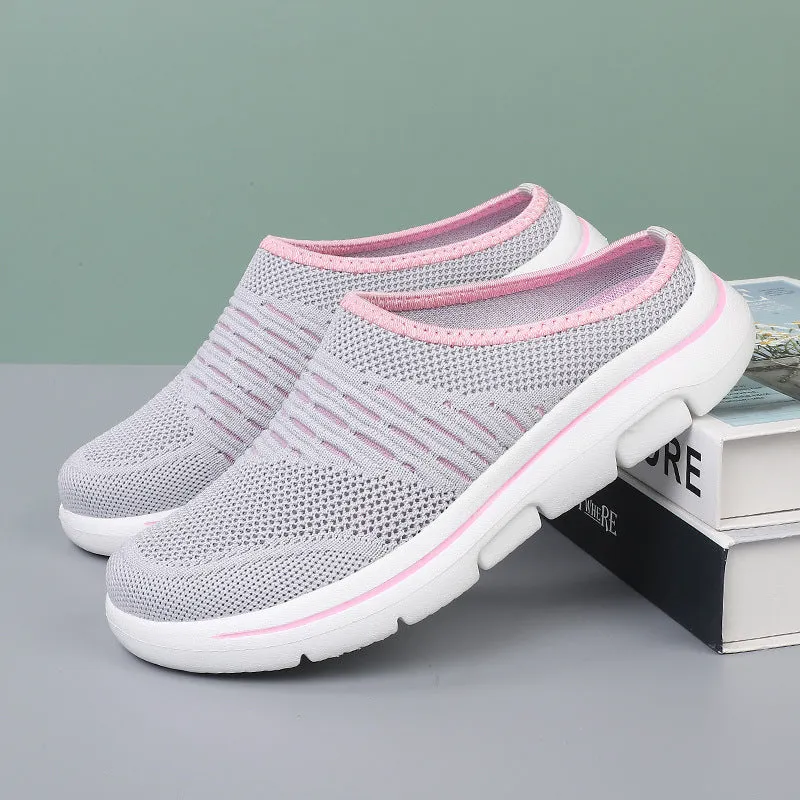 Fly Flot Korean Version Woven Hollow Out Low Cut Slippers