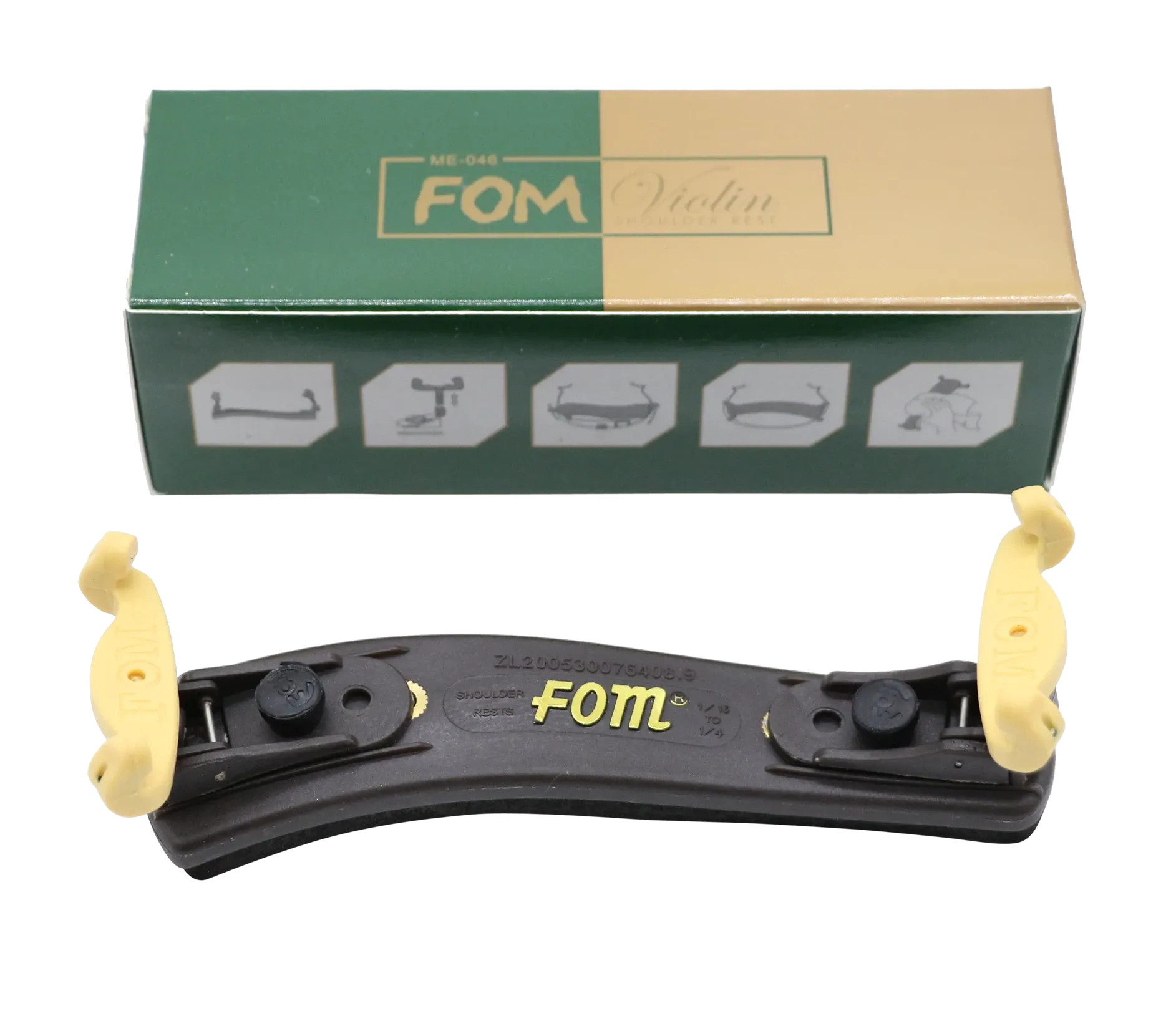 Fom Kun Style Violin Shoulder Rest 1/16-1/4